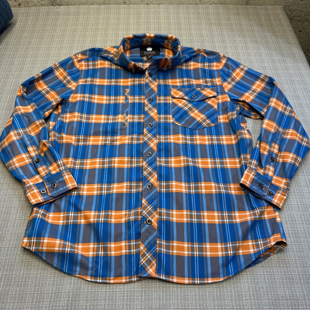Alaskan Hardgear Duluth Trading Boars Nest Flannel Shirt‎ Mens XL Plaid